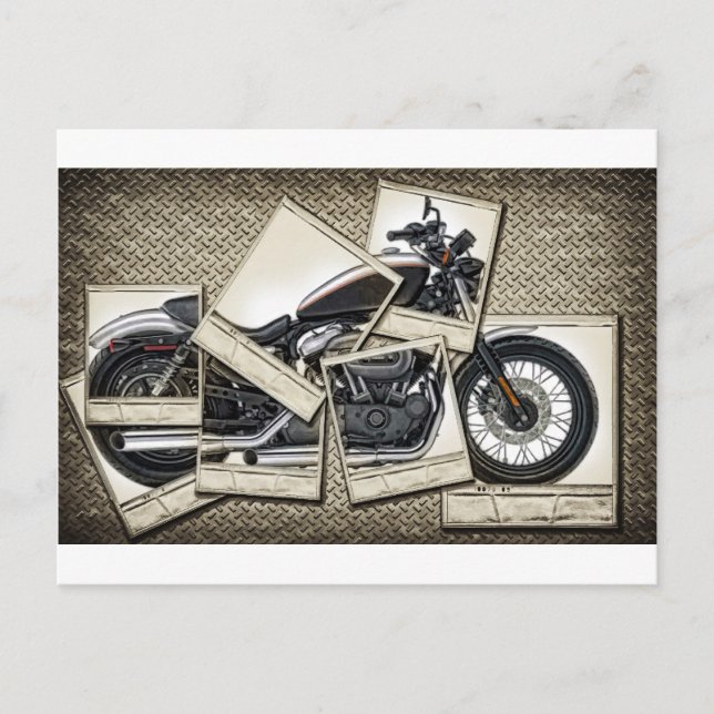 Motorbike Postcard (Front)