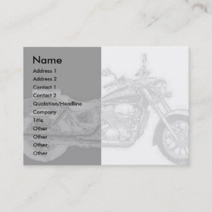 Motorbike Profile Card
