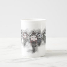 motorbike race mug