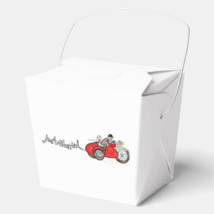 Motorbike & Sidecar Bride and Groom Wedding Favour Box