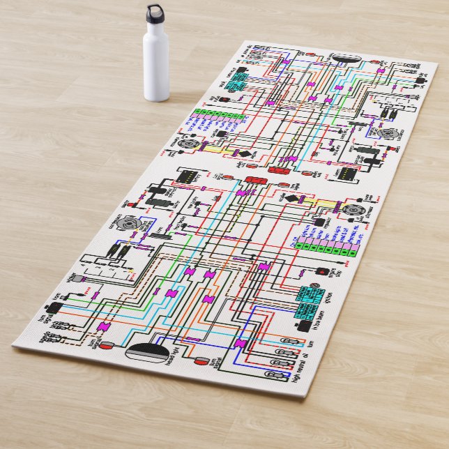 Motorbike Wiring Diagram. Yoga Mat (In Situ)