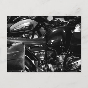 Motorbikes Motorcycles Biker Rider Motorbike Postcard