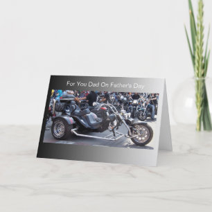 Motorbikes Personalised Father's Day Card