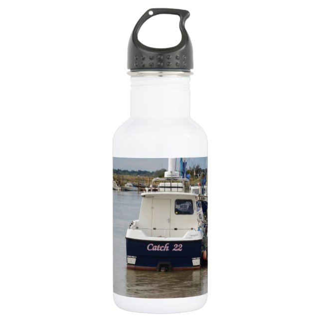Motorboat Catch 22 532 Ml Water Bottle (Front)