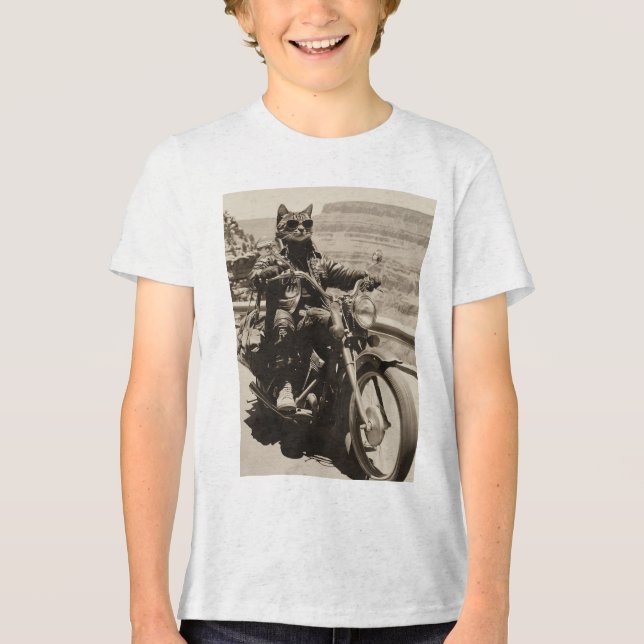 Motorcat V01 Tri-Blend Shirt (Front)