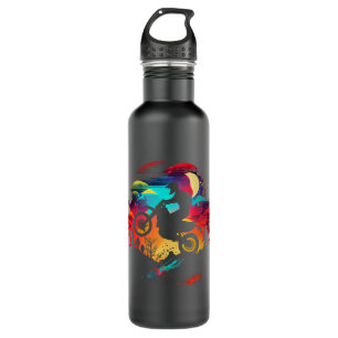 Motorcross Biker Motorcycle Enduro Motorcross Fan  710 Ml Water Bottle