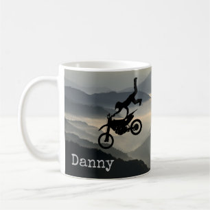 Motorcross Motorcycle Mountains Coffee Mug Cup
