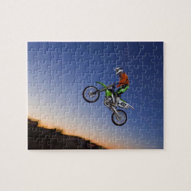 Motorcross Rider Jigsaw Puzzle (Horizontal)