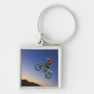 Motorcross Rider Key Ring