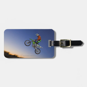 Motorcross Rider Luggage Tag