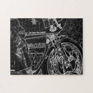 Motorcycle 1 11x14 252pc jpcnm jigsaw puzzle