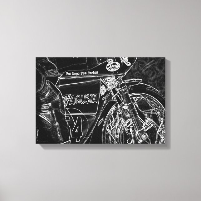 Motorcycle 1 16.50x11 (41.25x27.5cm) waccnm canvas print (Front)