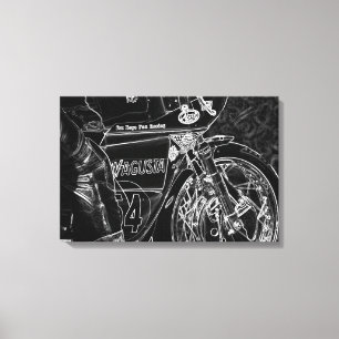 Motorcycle 1 24x16 (60x40cm) waccn canvas print