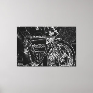 Motorcycle 1 60x40 (150x100cm) waccn canvas print