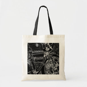 Motorcycle 1 bta tote bag