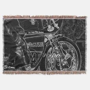 Motorcycle 1 tba throw blanket
