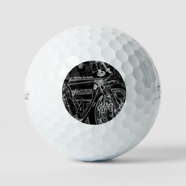 Motorcycle 1 tpv1 gbcnm golf balls (Front)