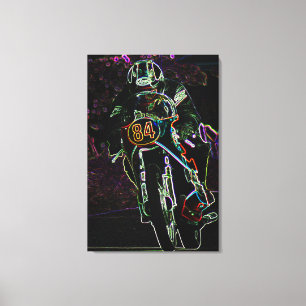 Motorcycle 2 24x36 (60x90cm) waccn canvas print