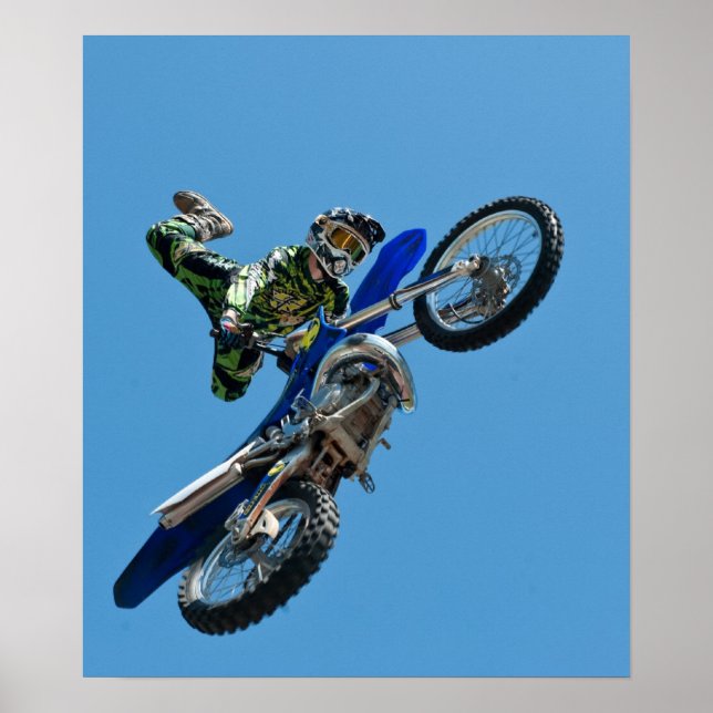 motorcycle-654429 FUN SPORTS MOTORCYCLE STUNTS JUM Poster (Front)