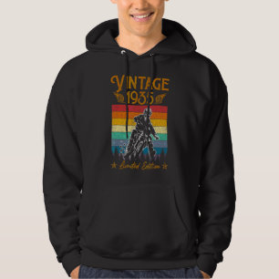 Motorcycle 87th Birthday Men Vintage 1935 Biker Mo Hoodie