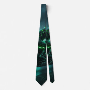 Motorcycle Abstract Tie
