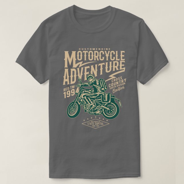 Motorcycle Adventure Men's T-Shirt (Design Front)