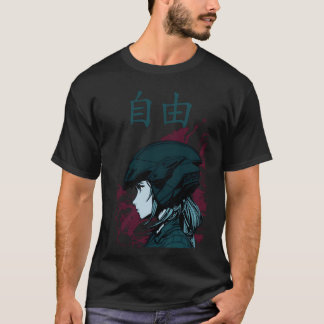 Motorcycle anime girl family T-Shirt