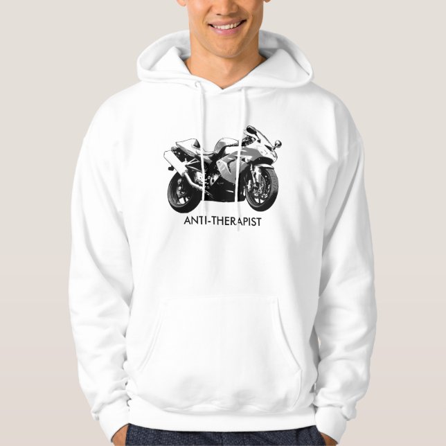 MOTORCYCLE ANTI-THERAPIST HOODIE (Front)