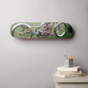 motorcycle art skateboard