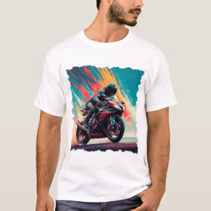 Motorcycle at high speed T-Shirt