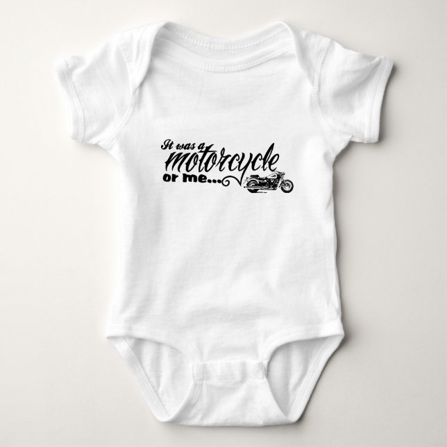 Motorcycle Baby Bodysuit (Front)