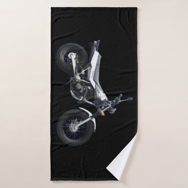 MOTORCYCLE BATH TOWEL (Bath Towel)