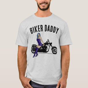 MOTORCYCLE BIKER DADDY DAD T-shirts