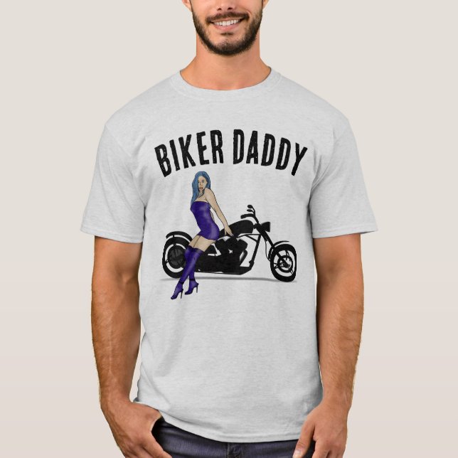 MOTORCYCLE BIKER DADDY DAD T-shirts (Front)