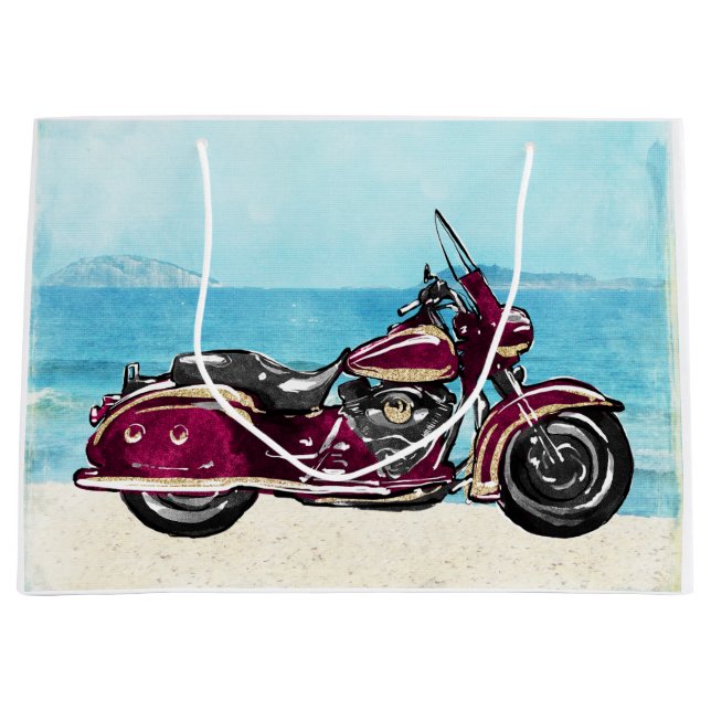 Motorcycle Biker Gift Bag (Front)