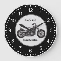 Motorcycle Biker Personalised Name & Saying
