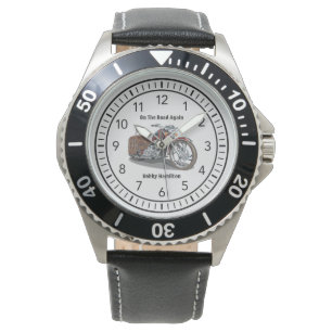 Motorcycle Biker Personalised Name & Saying Watch