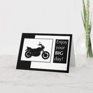 Motorcycle Birthday Card