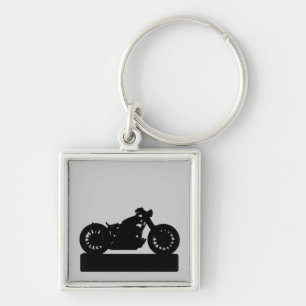 motorcycle black key ring