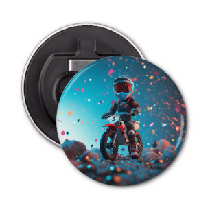 Motorcycle Boys Birthday party Bottle Opener