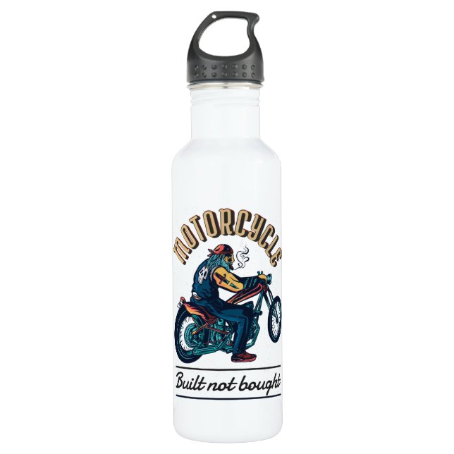 Motorcycle Built not bought 710 Ml Water Bottle (Front)