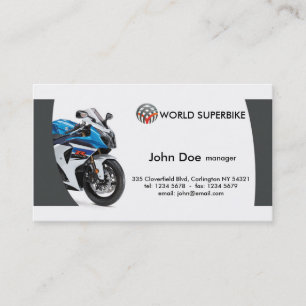 Motorcycle Business Card