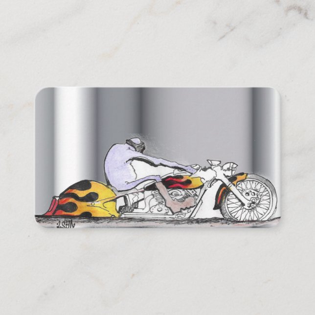 Motorcycle Business Card (Front)