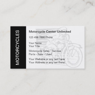 Motorcycle Business Cards