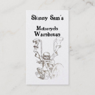 Motorcycle Business Cards in Pearl