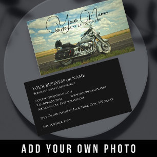 Motorcycle businesses shops biker Business Card