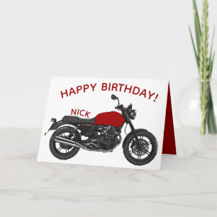 Motorcycle Card