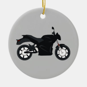 Motorcycle  ceramic tree decoration