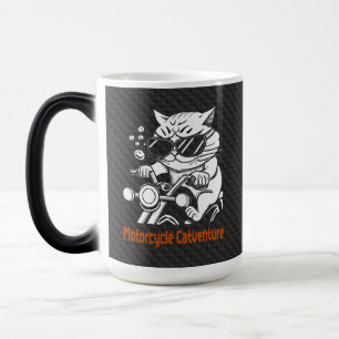 Motorcycle Chat - Motorcycle Catventure Magic Mug