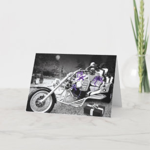 motorcycle christmas card
